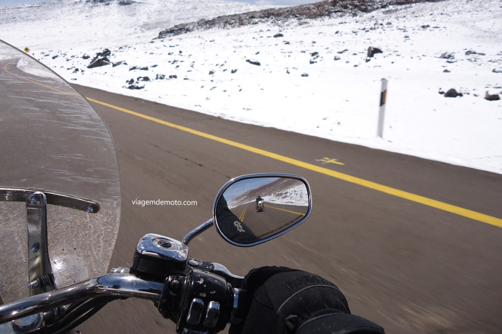 Viagem de moto no frio