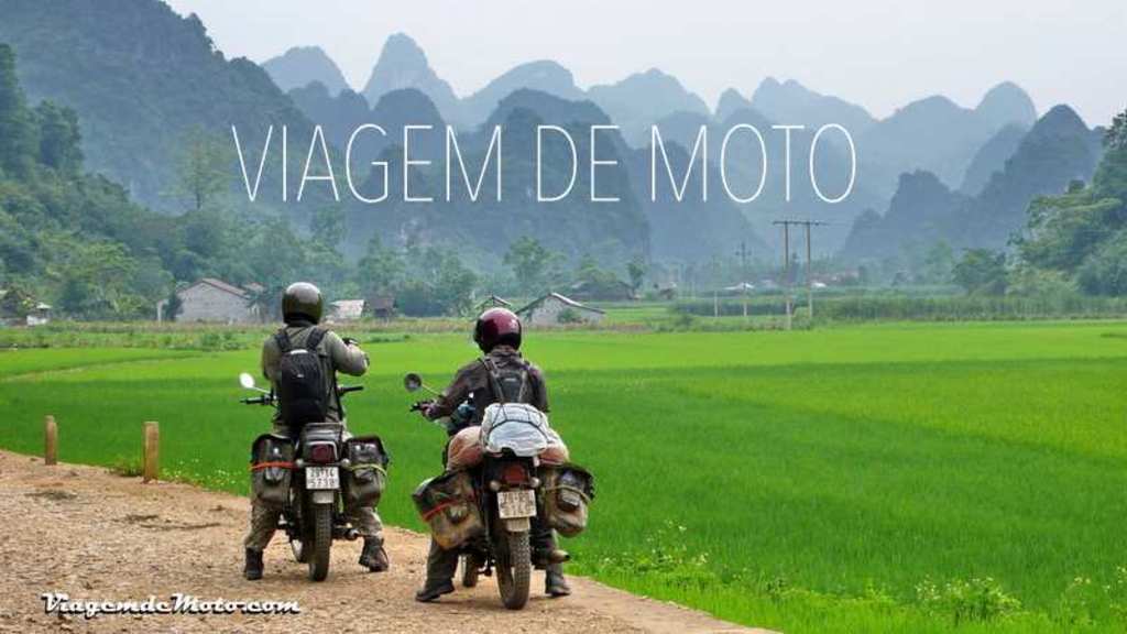 Viagem em uma motocicleta