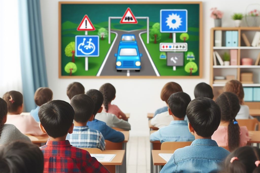 Educação no trânsito para crianças
