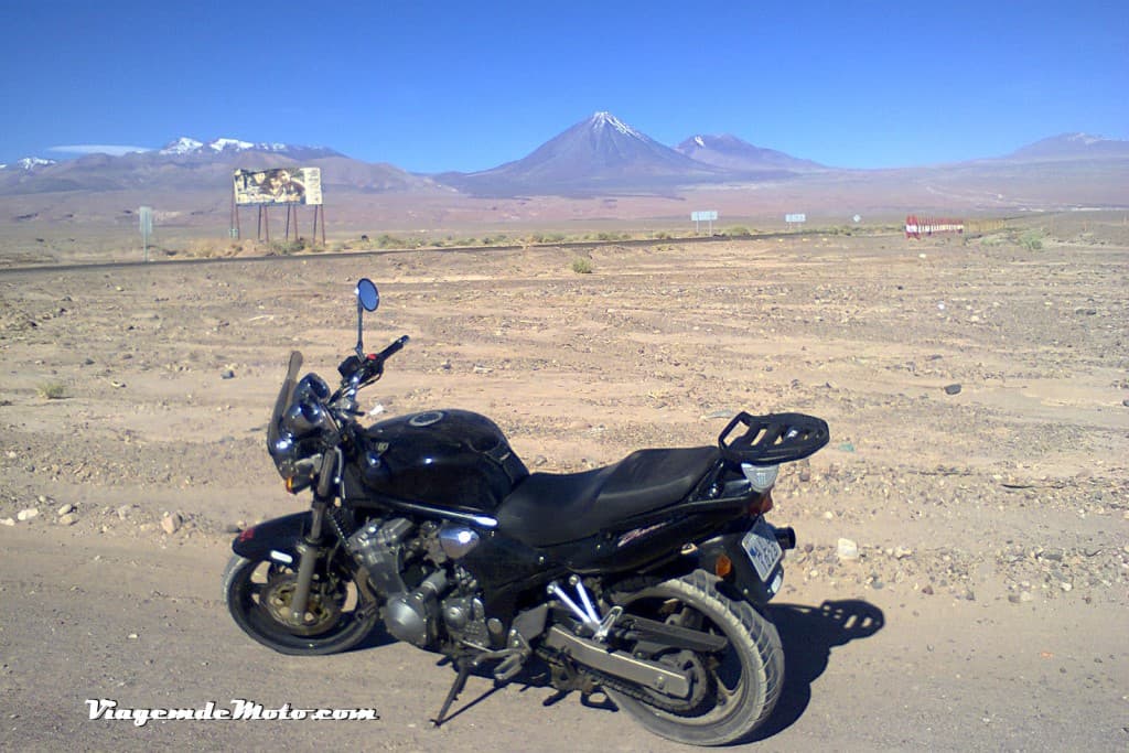 Viagem de moto até o Atacama