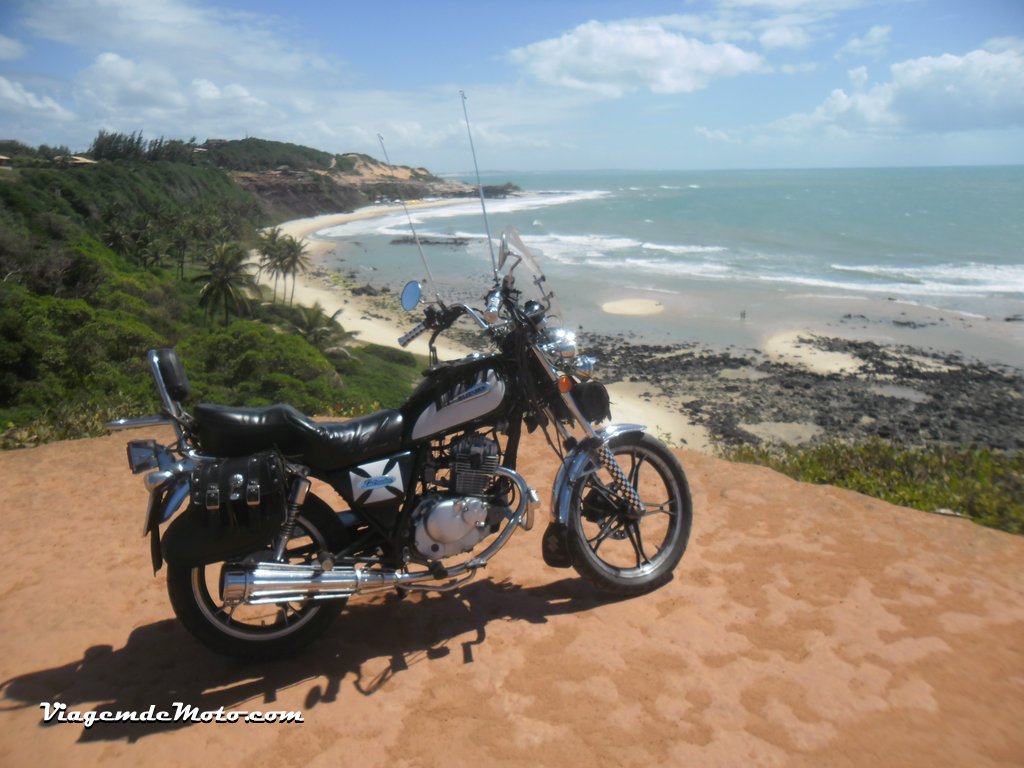 4500 km pelos 9 estados do Nordeste com uma Intruder 125