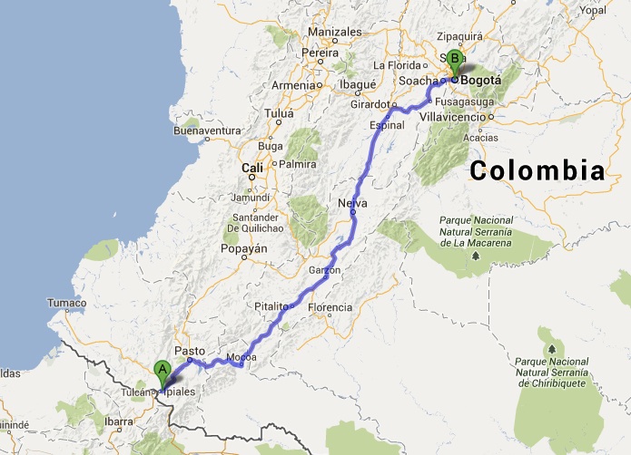 23° dia – Popayán – Bogotá