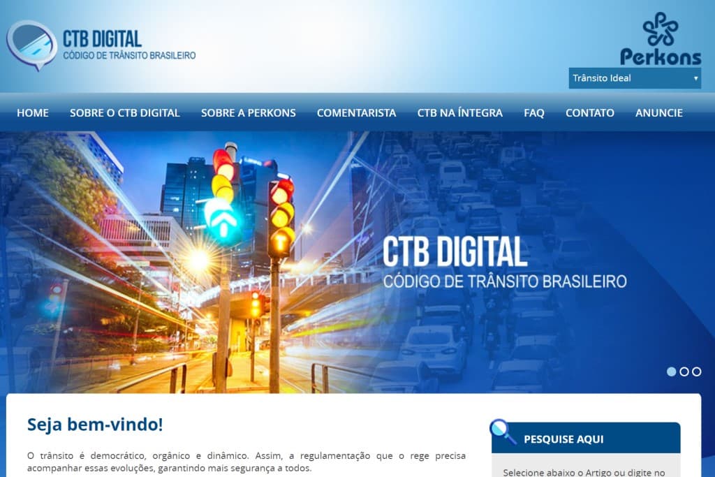 Ferramenta esclarece dúvidas sobre o Código de Trânsito Brasileiro