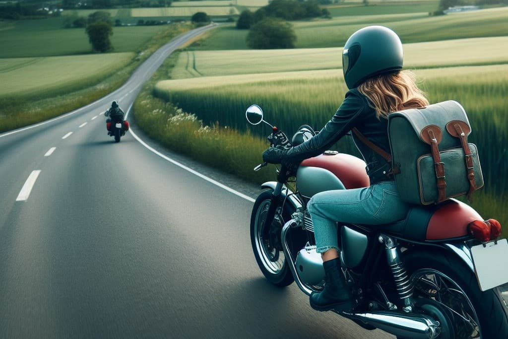 Viagem de moto sob o olhar feminino