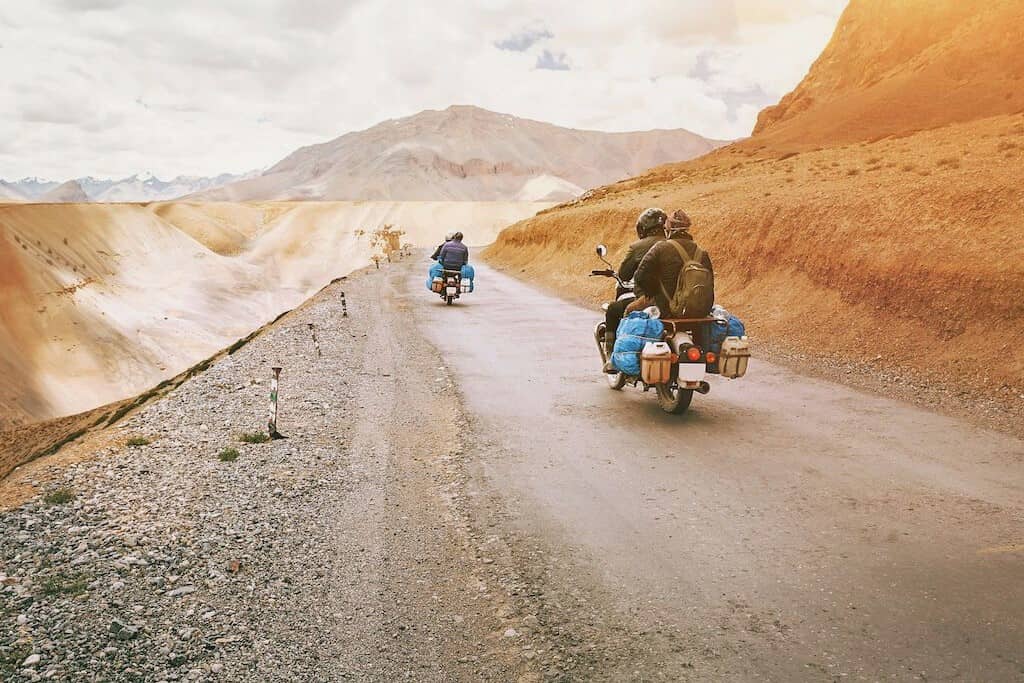 Viagem de moto pelo Himalaia