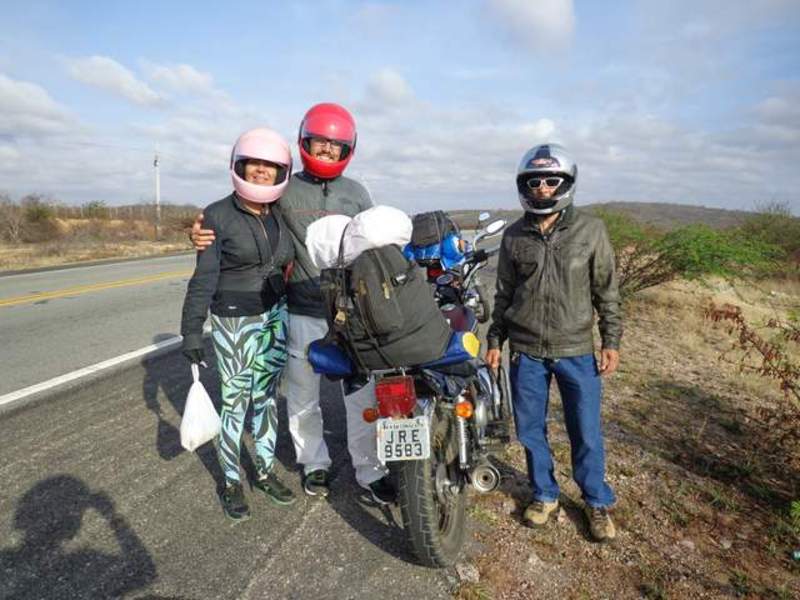 Pelo interior da Bahia em motos de 125cc