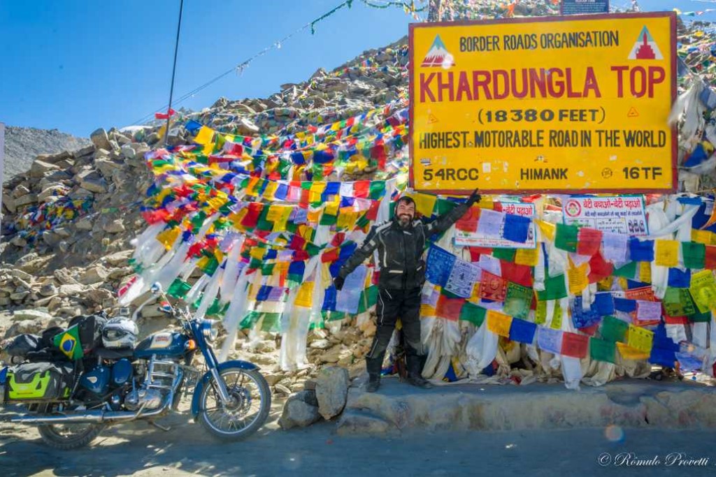 Viagem de moto pelo Himalaia - Khardung-la