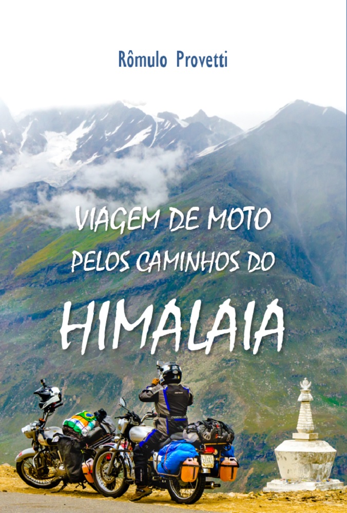 Livro sobre viagem de moto pelo Himalaia