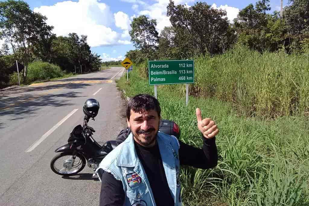 Viagem até as Guianas com uma Pop 110