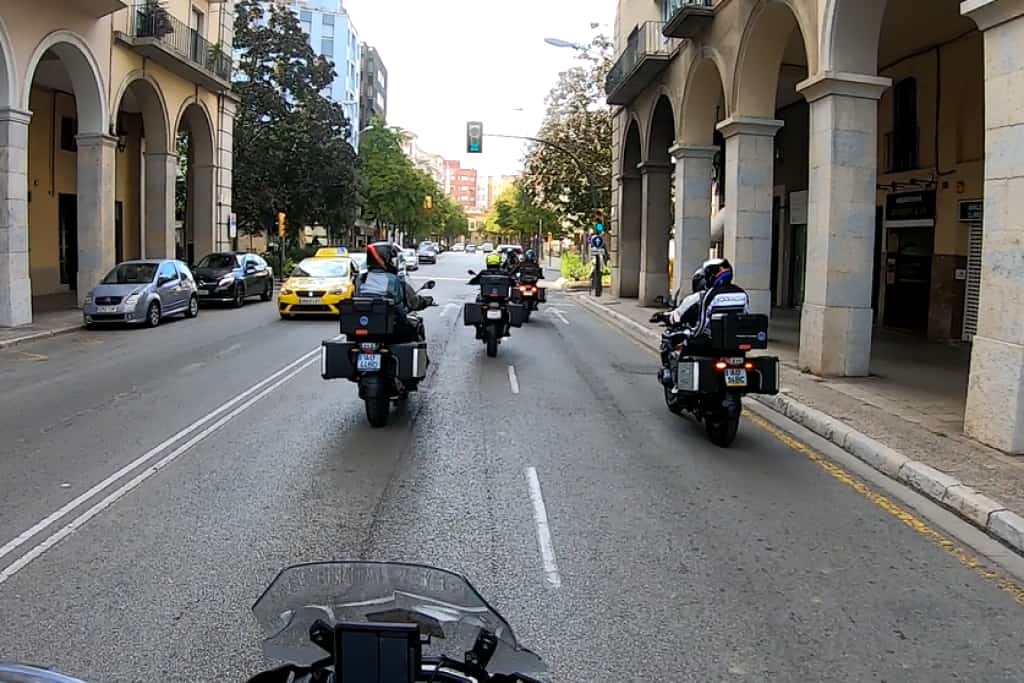 Viagem de moto pela Europa Girona