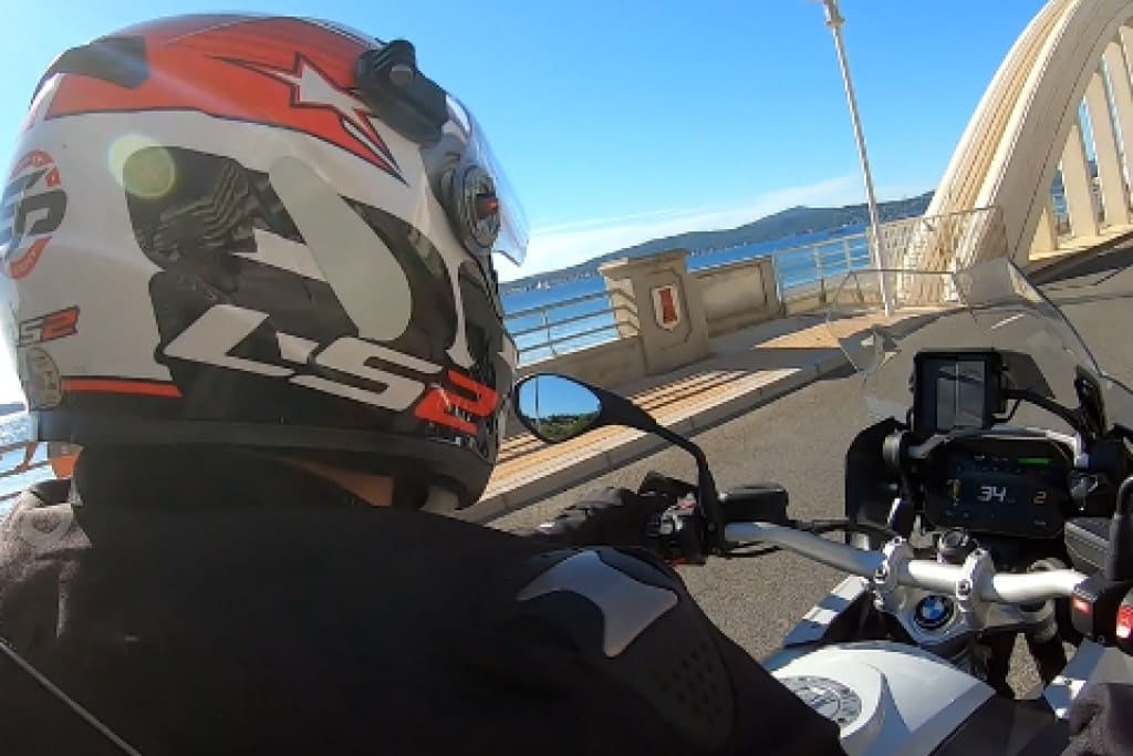 Viagem de moto pela Europa Sainte Maxime
