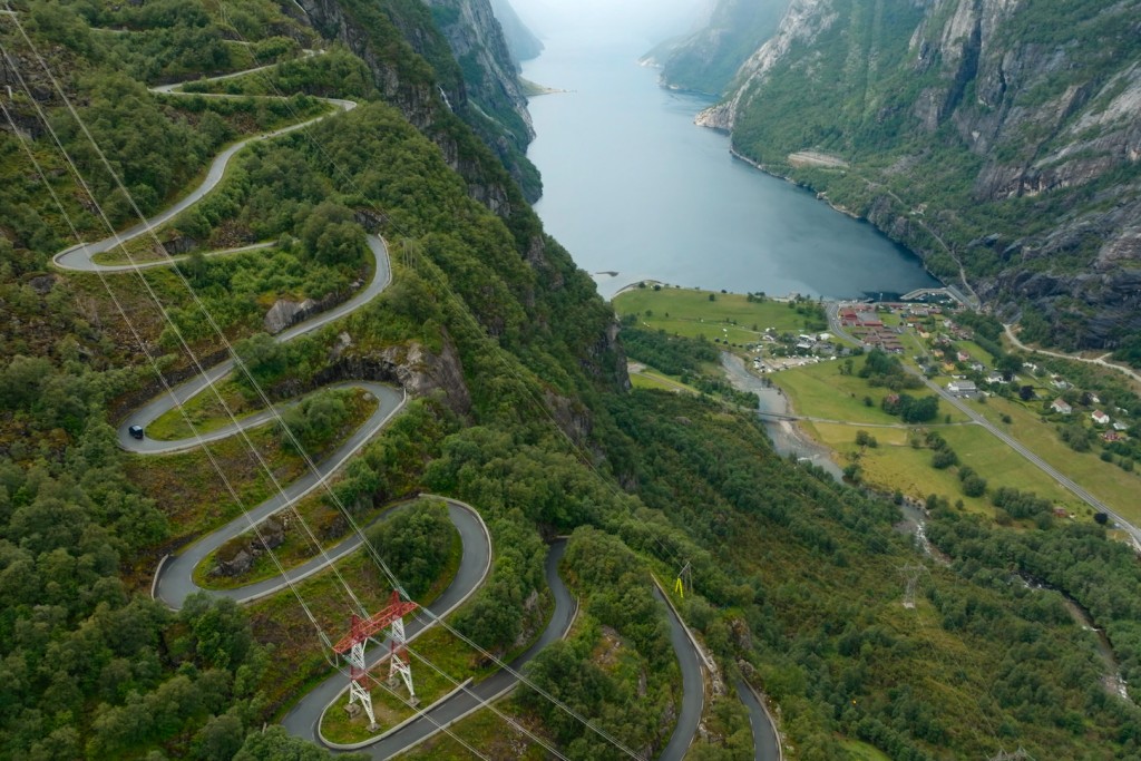 The Lysevegen Road Noruega